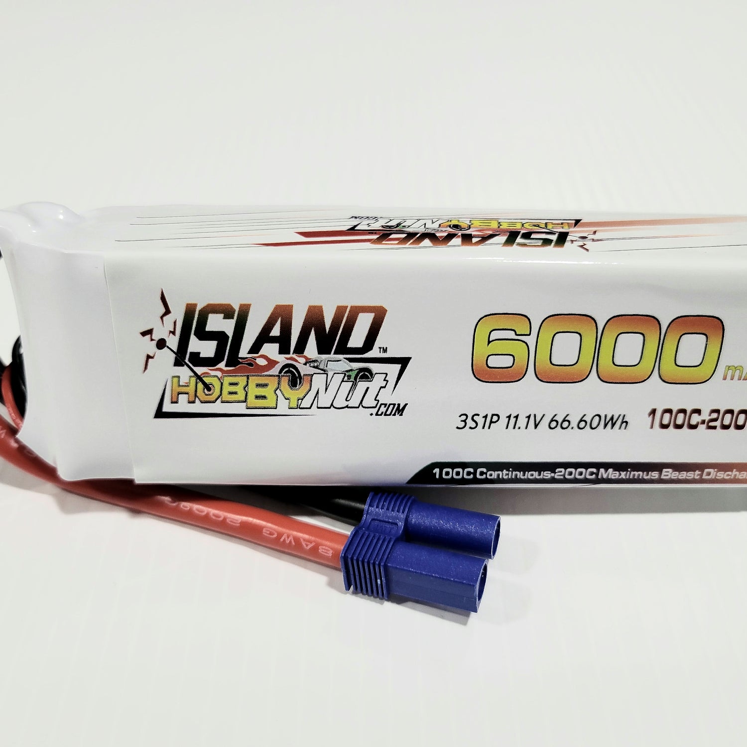 IslandHobbyNut 4s 4400 mah 11.1 v 100 - 200C BATTERIE LIPO