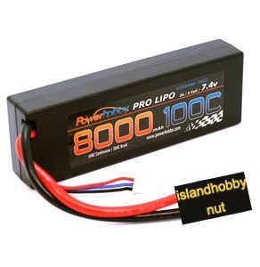 POWER HOBBY 2S 7.4V 8000MAH 100c (200c burst) Lipo Battery