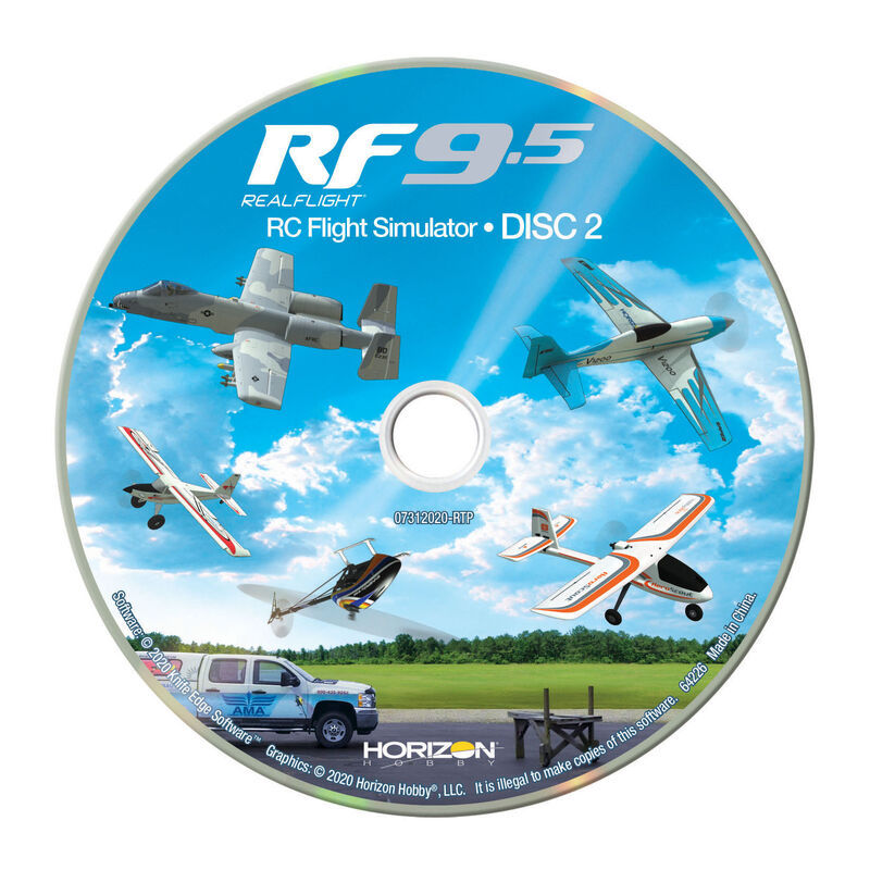 RealFlight 9.5 Flight Simulator with Interlink Controller