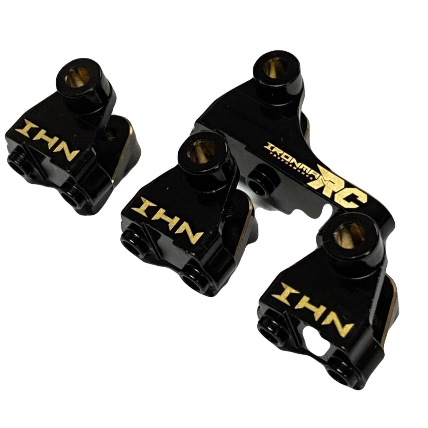 IRonManRc TRX4 TRX6 BRASS LINK MOUNT BLACK