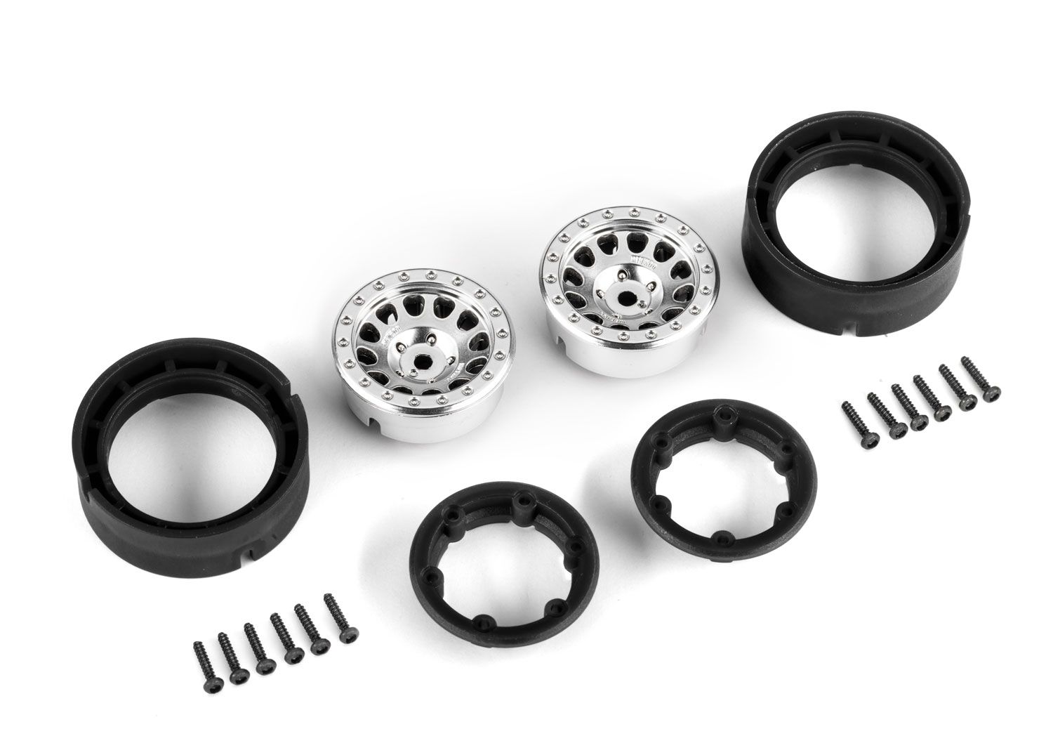 TRAXXAS 9781-SATIN WHL MTHD 105 SATIN CHRM 1.0"