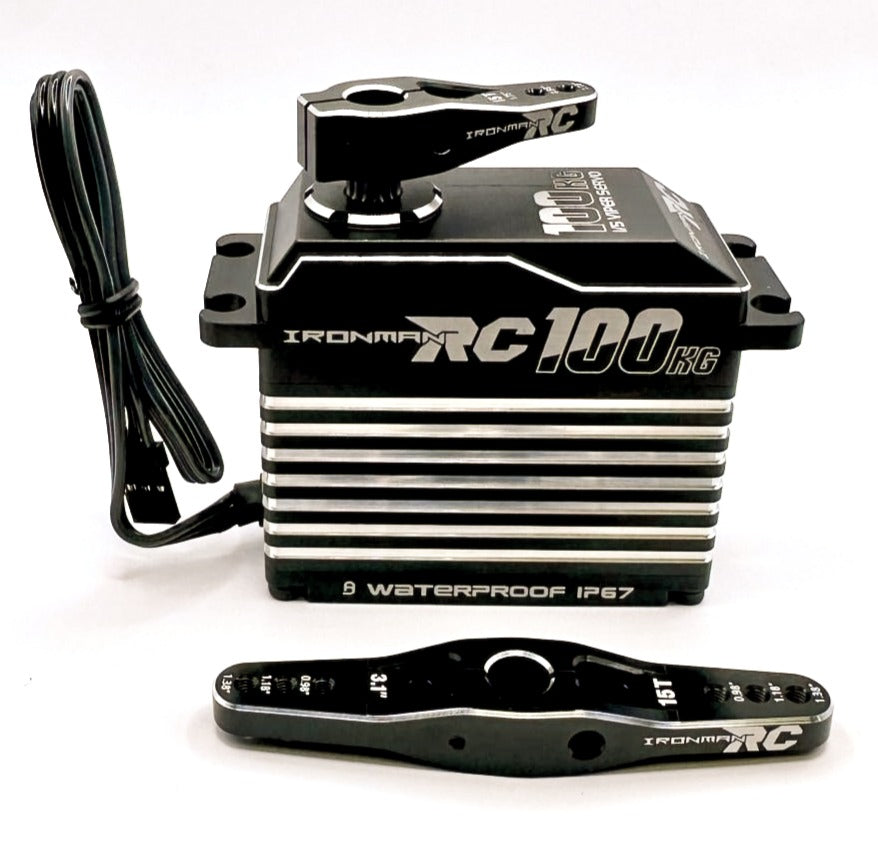 IRonManRc 1/5 VIPER 1390 aluminium étanche-servo sans balais à engrenages métalliques