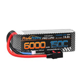 Batterie Lipo Powerhobby XTREME 4S 14.8V 6000mah 150C-300C avec prise QS8 8AWG