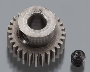 RRP2028  HARD 48 PITCH MACHINED 28T PINION 5M/M BORE
