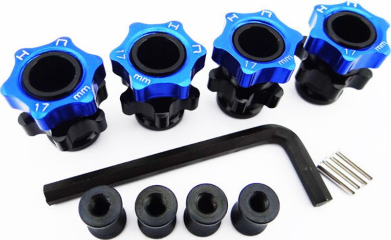 Hot Racing SLF117X06 Bujes ligeros estriados de 17 mm Slash 4x4