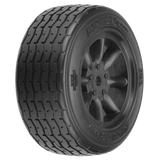PRM1013918 1/10 PROTOform VTA Neumáticos traseros VTA de 31 mm montados en ruedas negras de 12 mm (2)