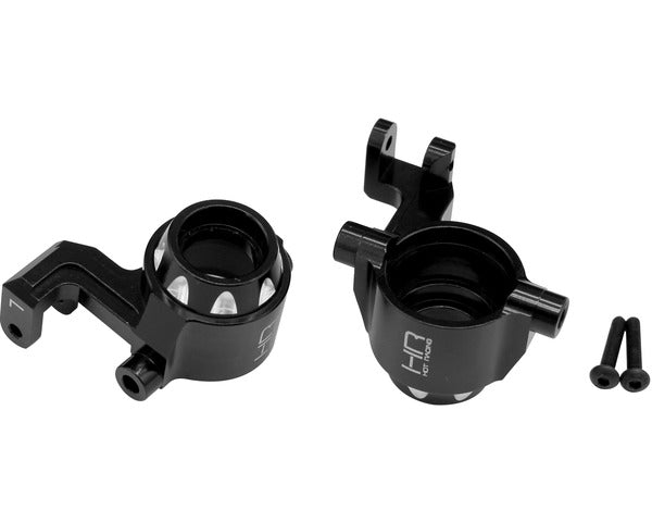 Hot Racing MXX2101 Traxxas Maxx Aluminum Steering Blocks (Black) (2)