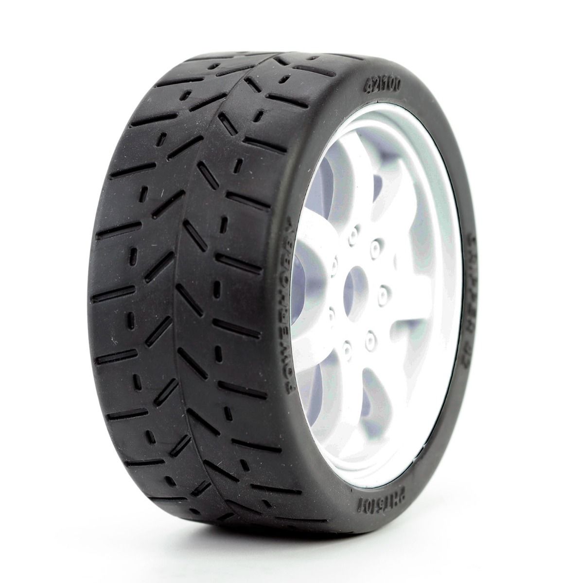 Pneus Avant Powerhobby Gripper 1/8 Pour Arrma INFRACTION - Taille 42/100, Jante 17mm, Couleur Or