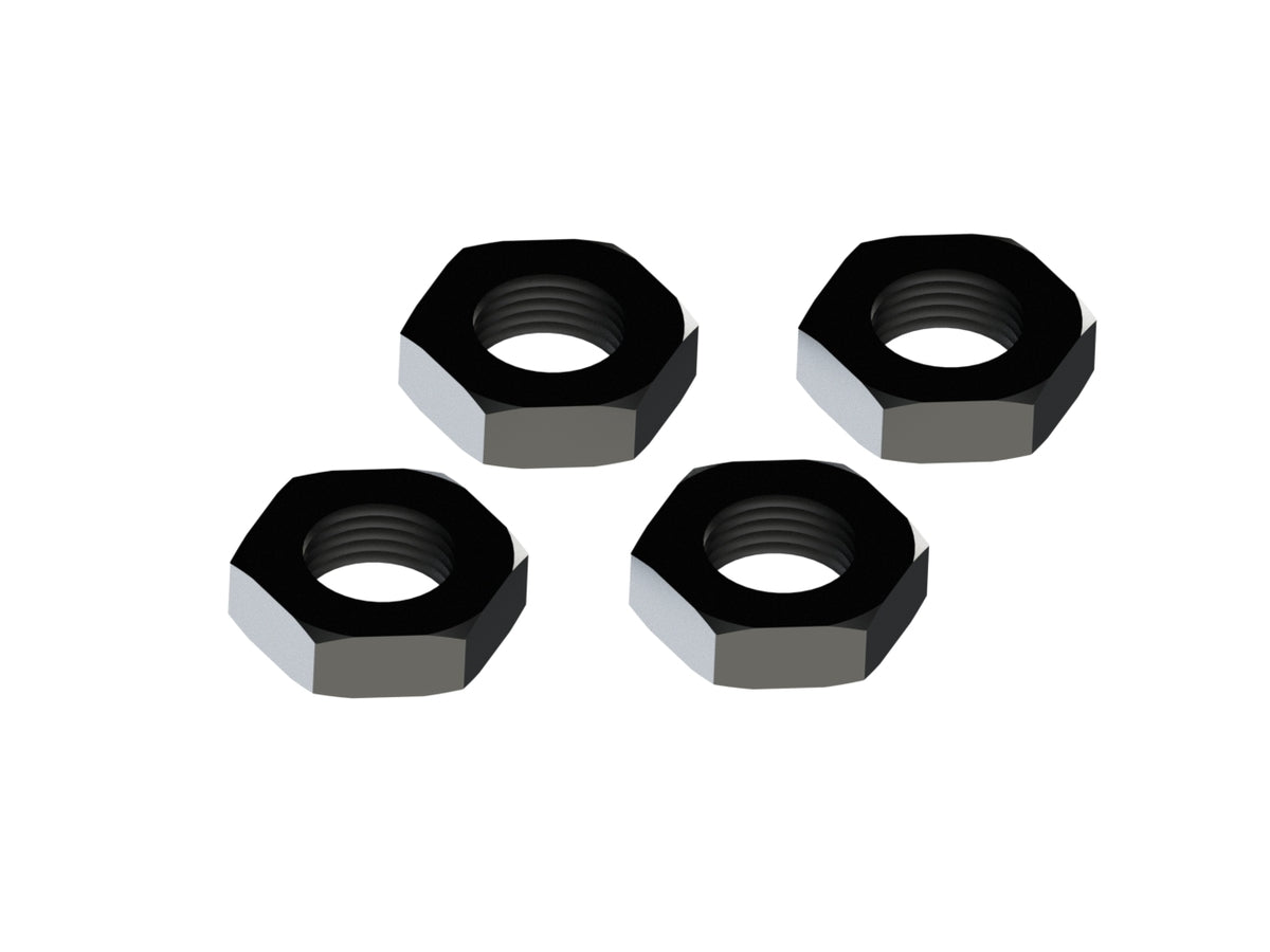 ARRMA AR310449 ALUMINIUM WHEEL NUT 17MM (BLACK) (4PCS)
