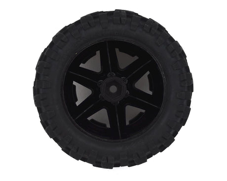 Traxxas 6773X Talon EXT Neumáticos premontados de 2,8" con ruedas RXT (2) (cromo negro)