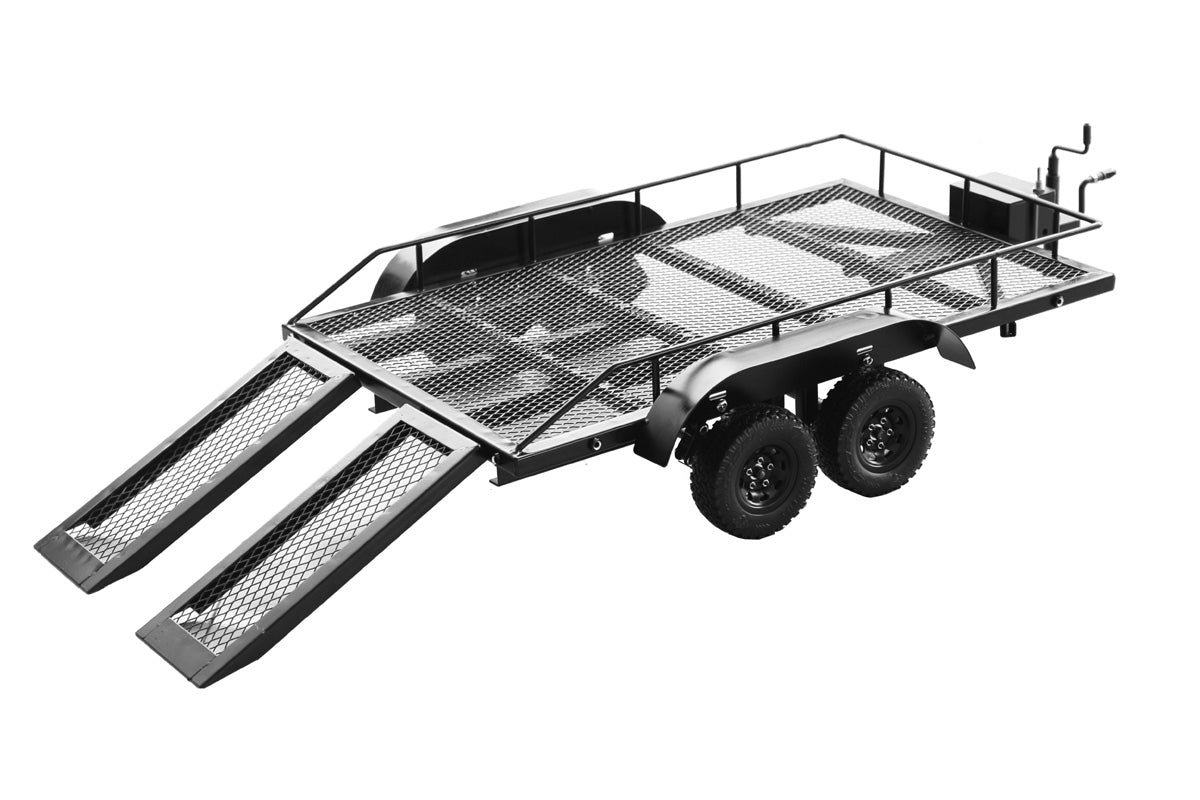 RACERS EDGE RCEPRO1500  1/10 Scale Full Metal Trailer with LED Lights