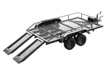 RACERS EDGE RCEPRO1500  1/10 Scale Full Metal Trailer with LED Lights
