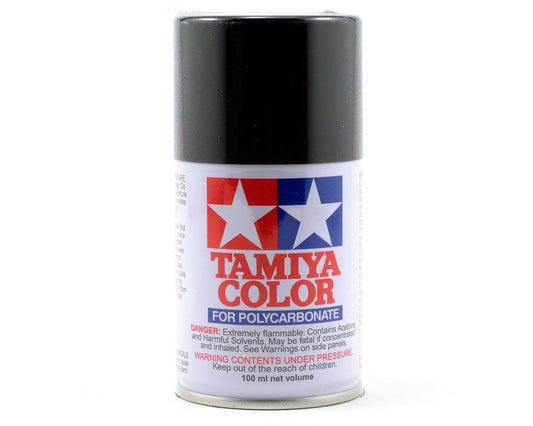 Pintura en aerosol Tamiya PS-5 Lexan negra (100 ml)