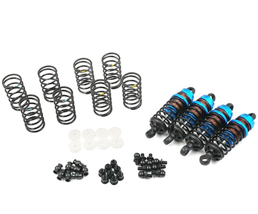 YEAHRACING ALUMINUM BIGBORE GO 60mm DAMPER SET(2PCS) FOR 1/10 RC OFFROAD CARBLUE
