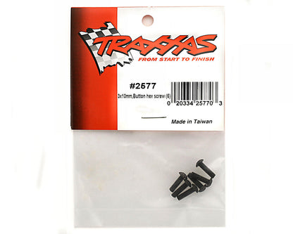 Traxxas 2577 3x10mm Button Head Screws (6)