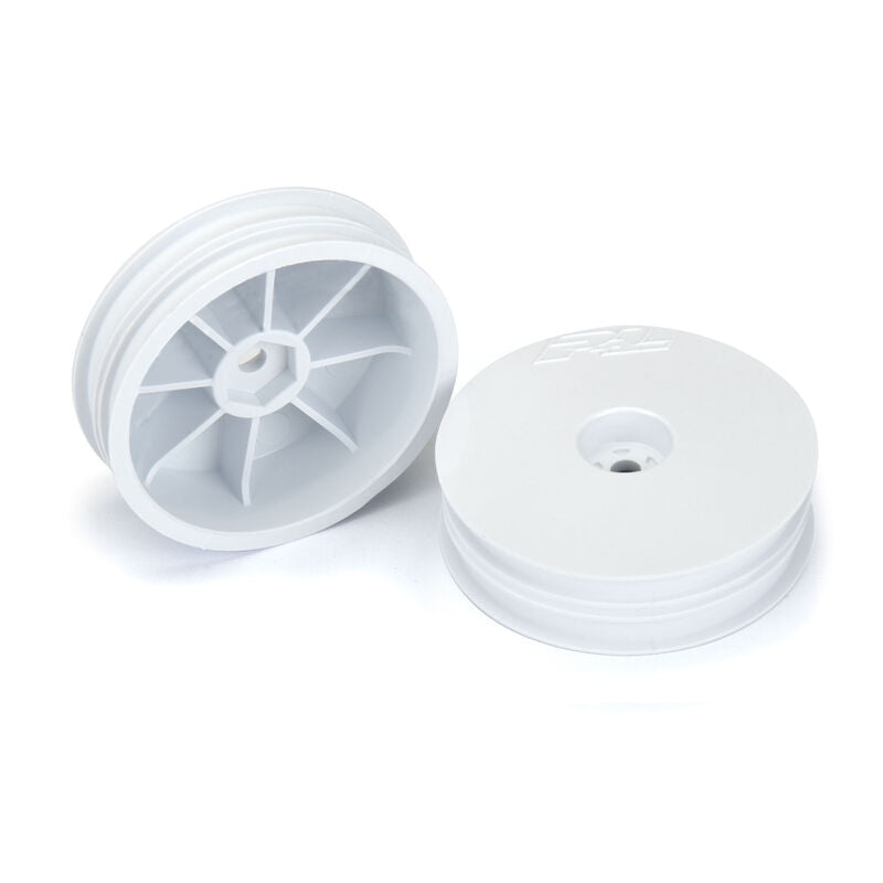 PRO-LINE 2778-04 1/10 Velocity Narrow 2WD Delantero 2.2" 12mm Ruedas para Buggy (2) Blanco