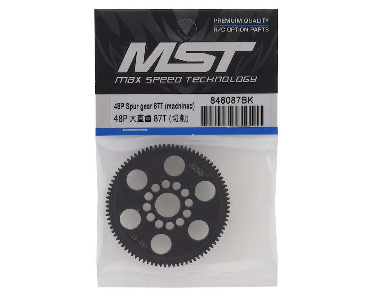 MST 848087BK 48P Machined Spur Gear (87T)