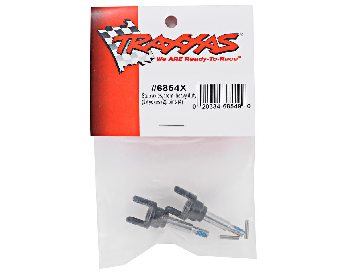 Traxxas 6854X Jeu d'essieux avant robustes (2)