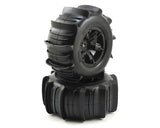 Traxxas 7773 X-Maxx Neumáticos y ruedas de paleta premontados (2) (negro)