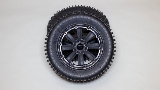 DDM RACING MMX100BK MadMax Complete Assembled "Pin" Tire/Wheel set