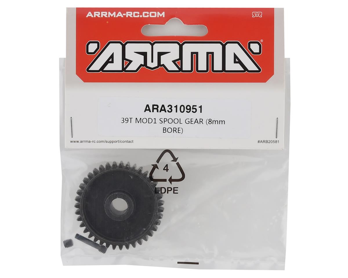 Arrma ARA310951 Engrenage de bobine Mod1 en acier sans limite (avec alésage de 8 mm) (39T)