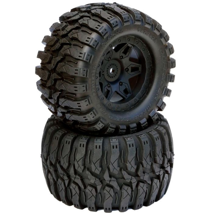 POWERHOBBY Defender 2.8 Neumáticos para camionetas tipo estadio con cinturón 0 compensación Traxxas delantero 2WD