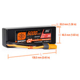 SPECKTRUM SPMX53S30H5 11,1 V 5000 mAh 3S 30C Smart G2 Batterie LiPo rigide : IC5