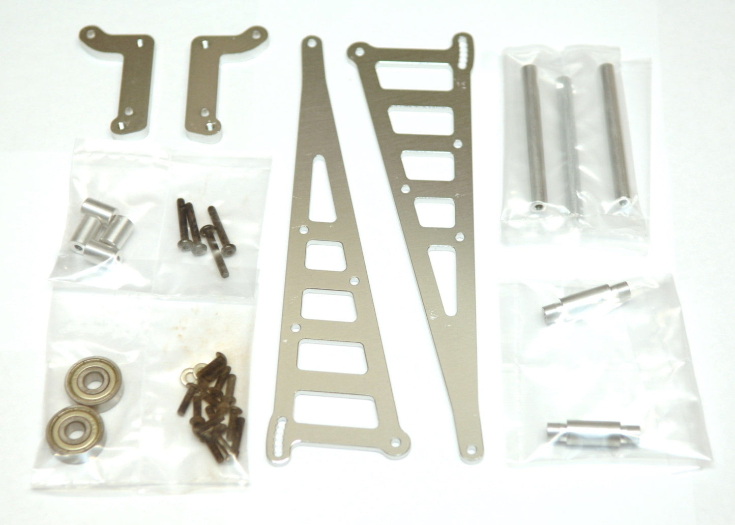 STRC Silver Wheelie Bar Kit, for Associated DR10 SPTSTC71071S
