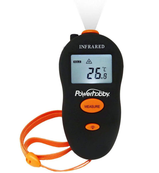 Powerhobby RC2 Digital Laser Infrared Temperature Thermometer / Temp Gun Gauge