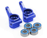 Traxxas 3636A Aluminum Steering Blocks w/Ball Bearings (Blue) (2)