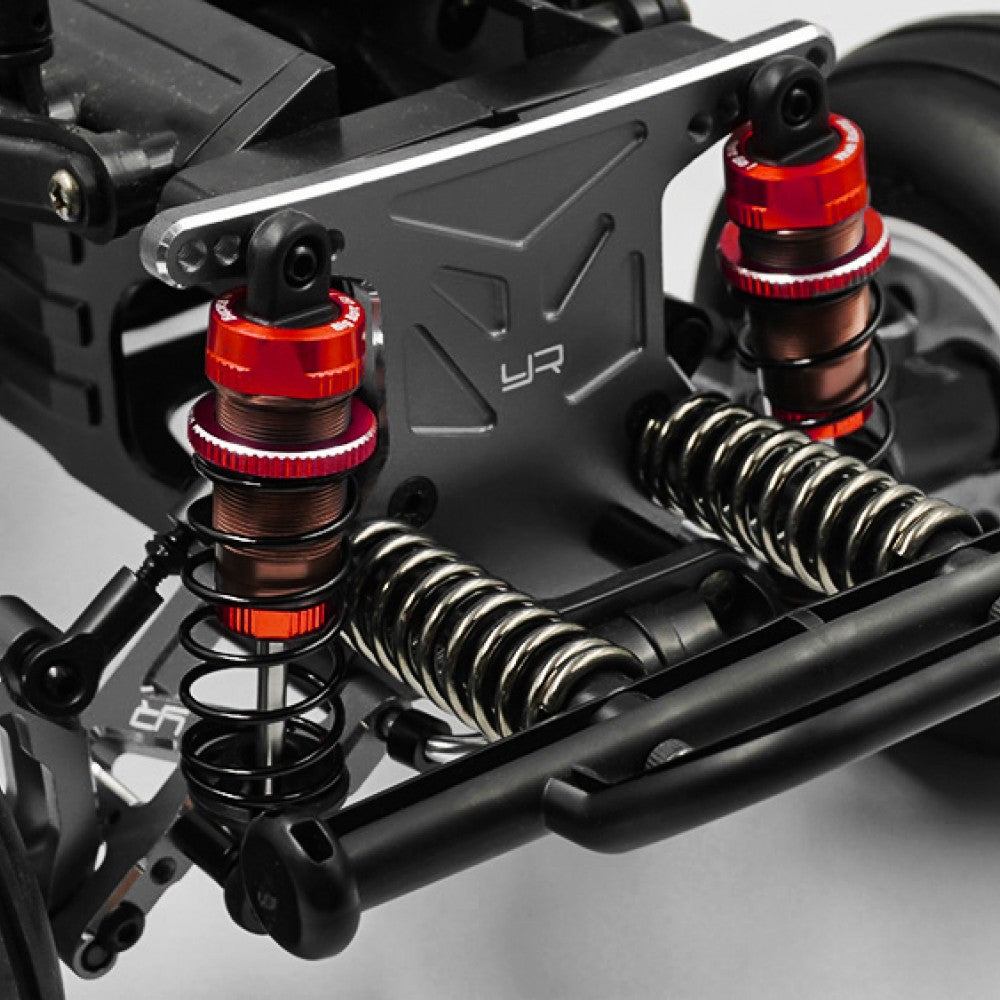 YEAH RACING BBG-0110RD ALUMINUM BIG BORE GO 110mm DAMPER 2PCS FOR 1/10 RC OFF ROAD CAR RED