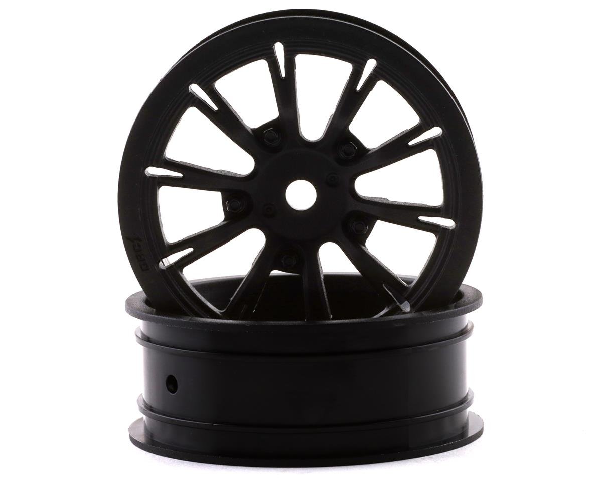 DragRace Concepts 215 AXIS 2.2" Drag Racing Front Wheels w/12mm Hex (Black) (2)