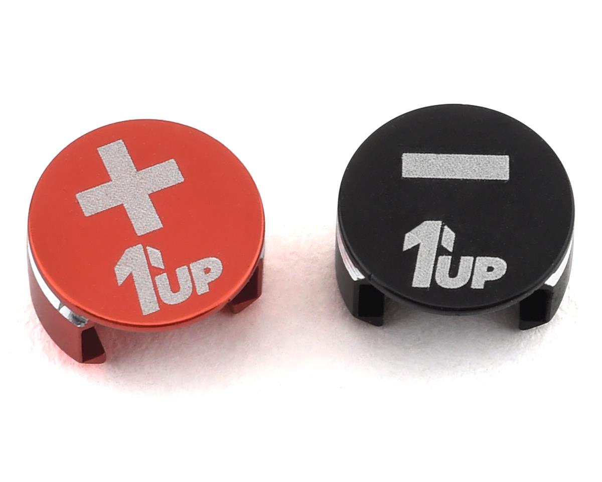 1UP Racing 190436 Puños para disipador de calor con balas de 5 mm (negro/rojo)