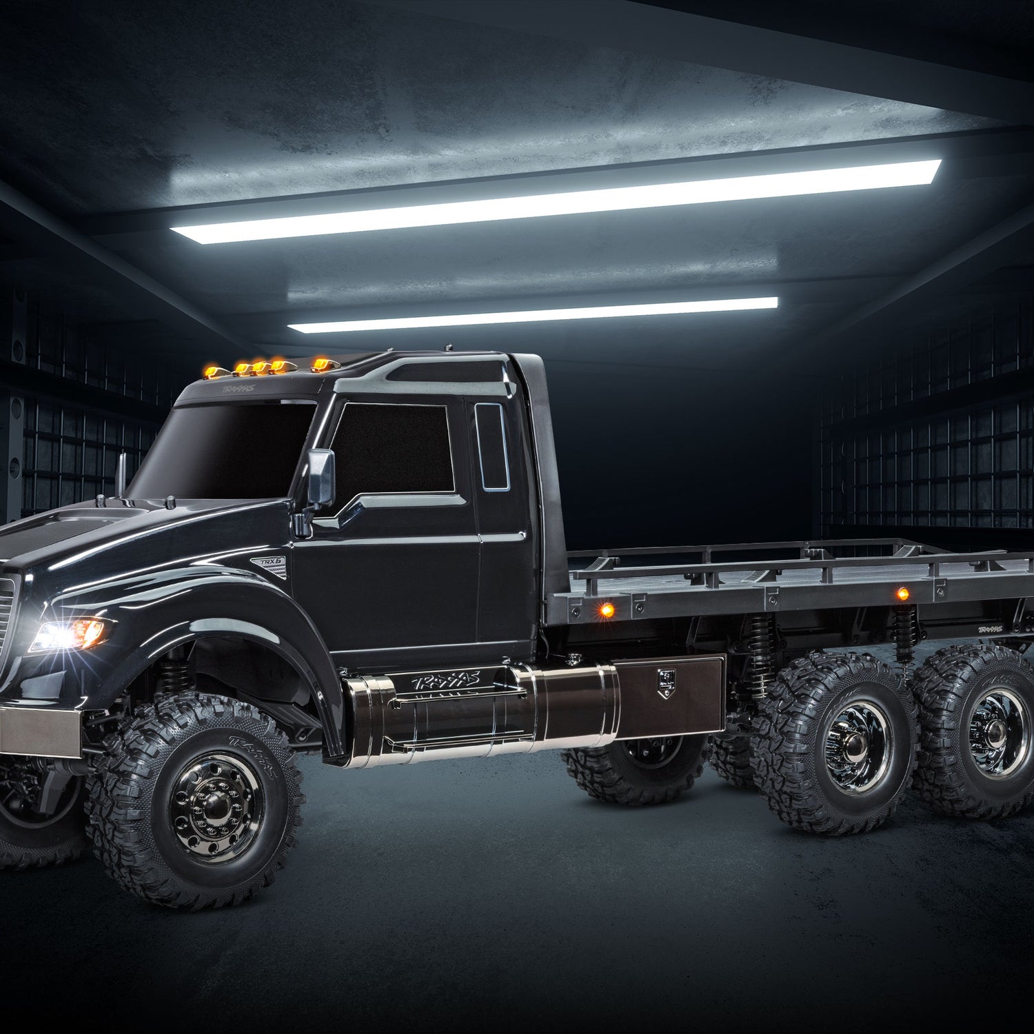 Traxxas TRX-6 Ultimate RC Hauler 1/10 6X6 Camion à plateau électrique avec treuil