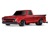 Traxxas 94076-4 RED Drag Slash 1/10 2WD RTR No Prep Truck w/1967 Chevrolet C10 B