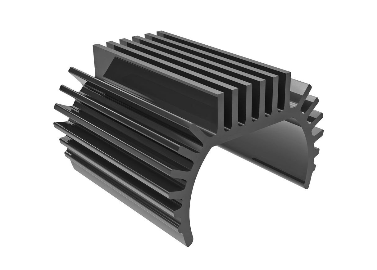 Traxxas 9793 GRAY Heat sink, Titan® 87T motor (6061-T6 aluminum, dark titanium-a