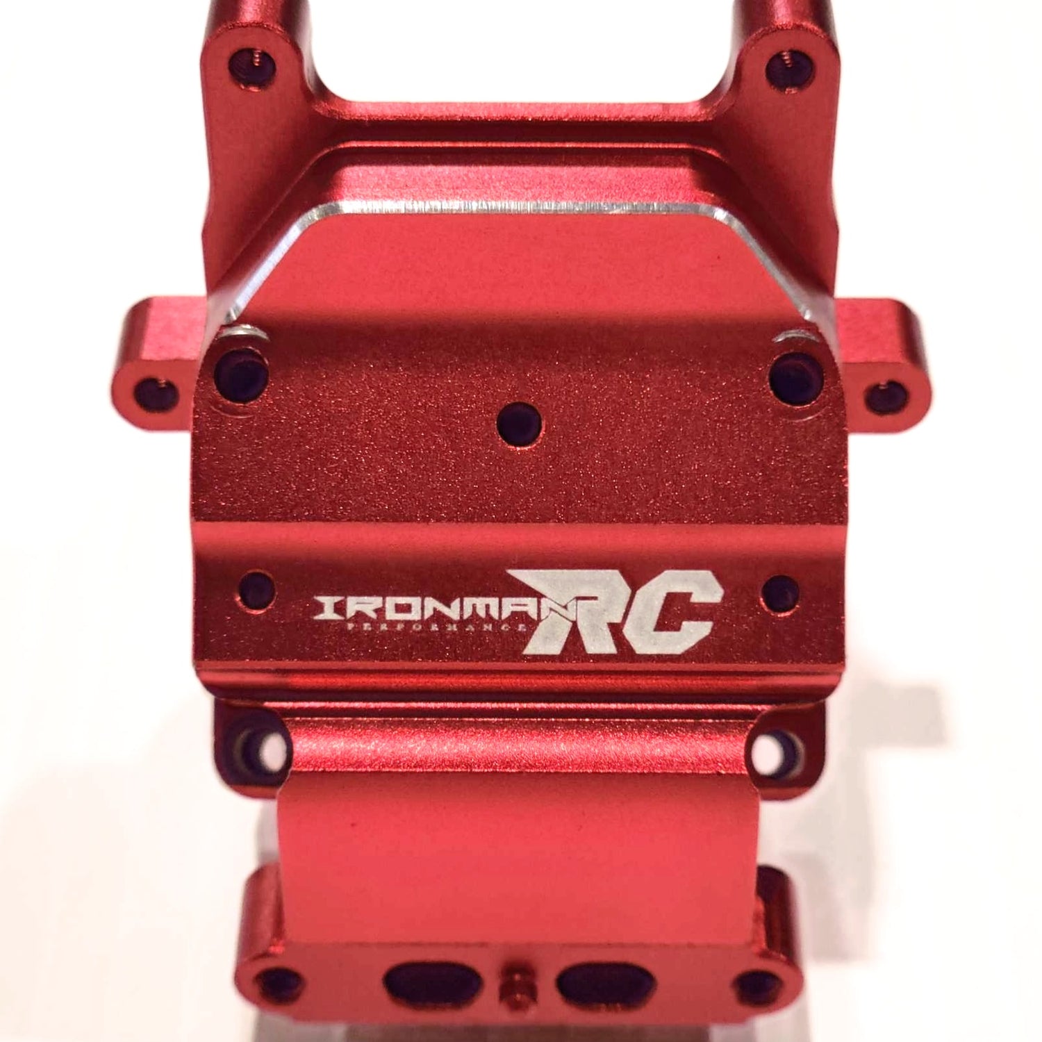IronManRc Caja de diferencial de aluminio ROJA con cubierta para TODOS los autos Arrma 6s