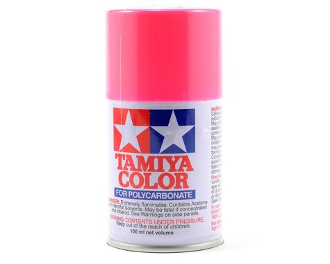 Tamiya PS-29 Pintura en aerosol Lexan rosa fluorescente (100 ml)