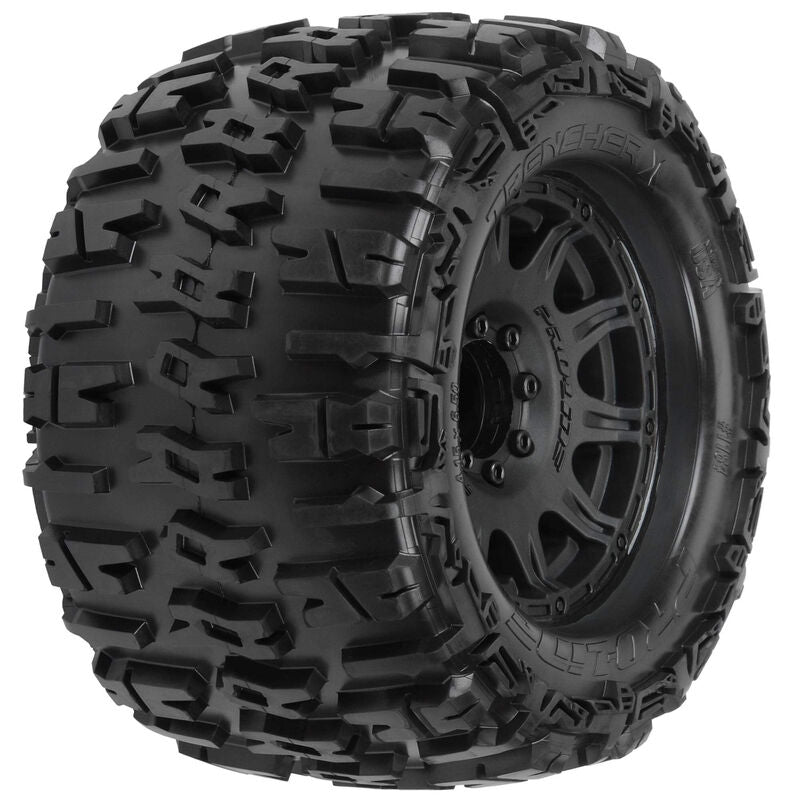 PROLINE 118410 Trencher X 3.8" Mounted Raid MT Tires, 8x32 17mm (F/R)