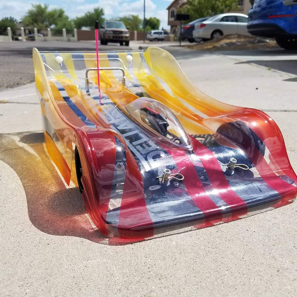 Delta Plastik 1083 LOLA C MONO 295mm ESCALA 1/8 GP RC CUERPO DE COCHE 2mm