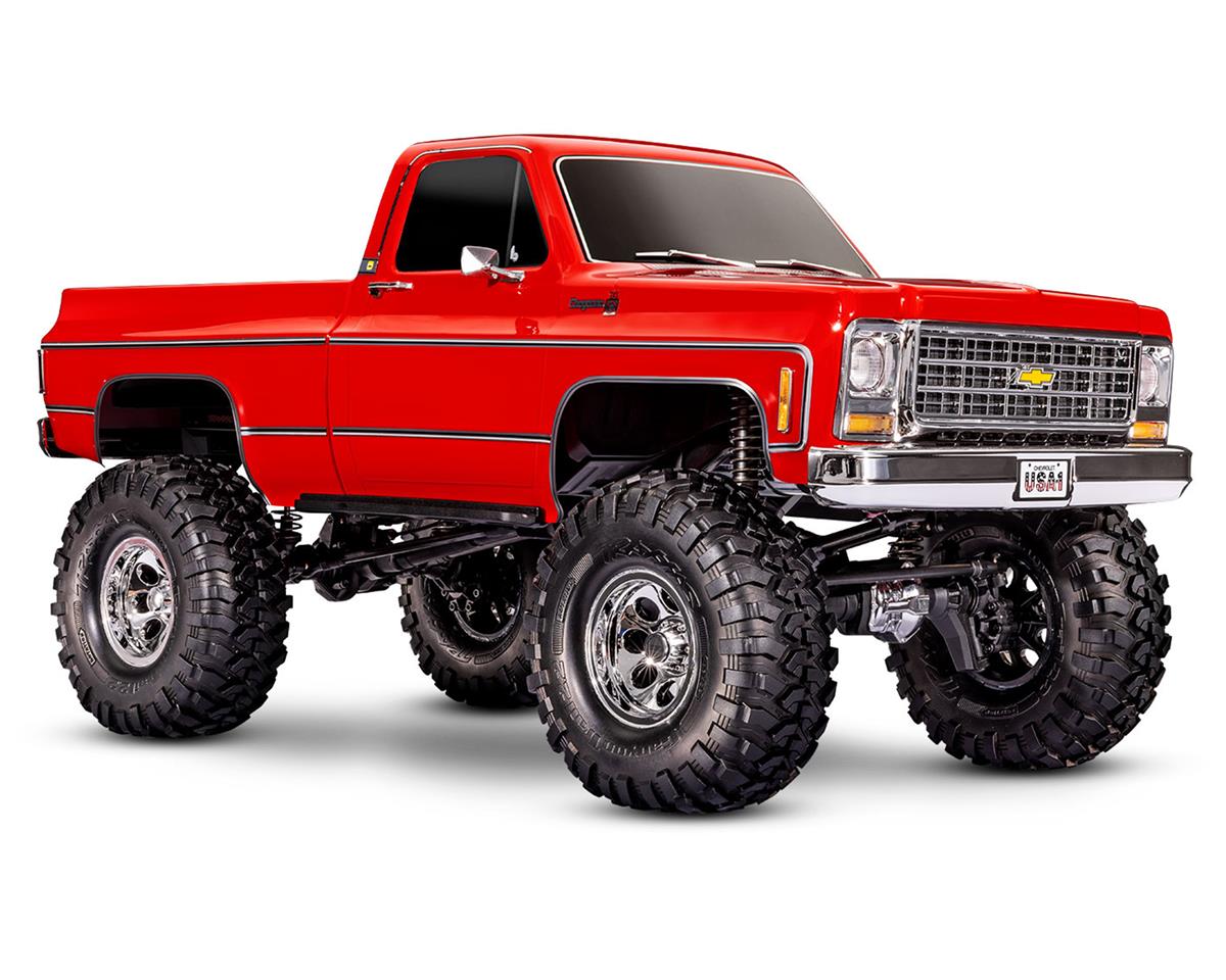 Traxxas 92056-4 Red TRX-4 1/10 Trail Crawler w/'79 Chevrolet K10