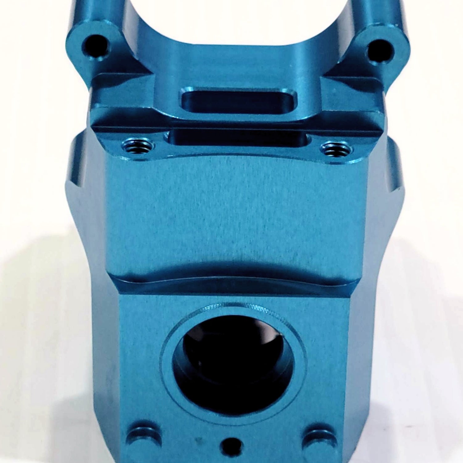 IronManRc HOBAO VTE2 *TRASERO* Caja de cambios de aluminio azul