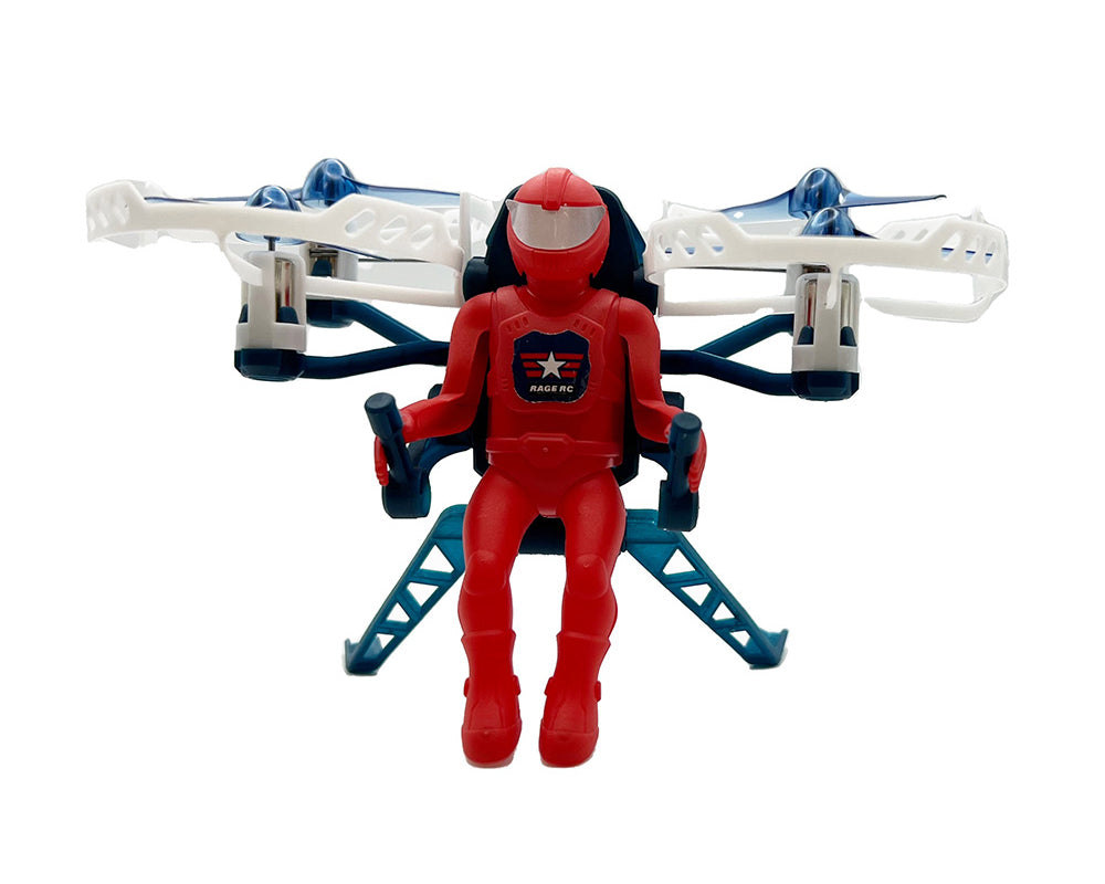 RAGE RC RGR4521 Jetpack Commander XL RTF, Rojo