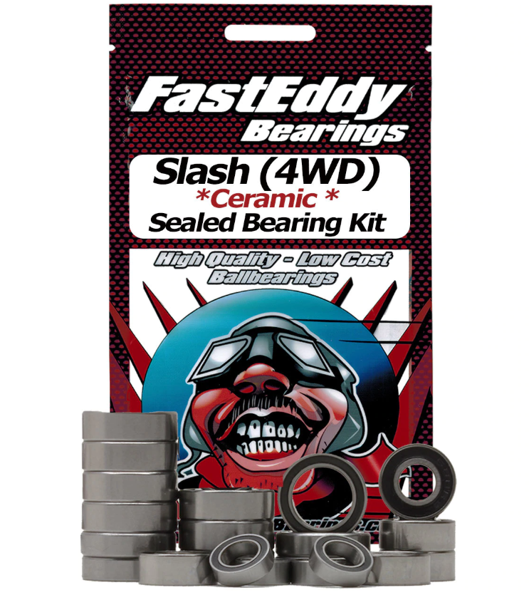 FAST EDDY TFE447 Traxxas Slash (4WD) Kit de roulements scellés en céramique