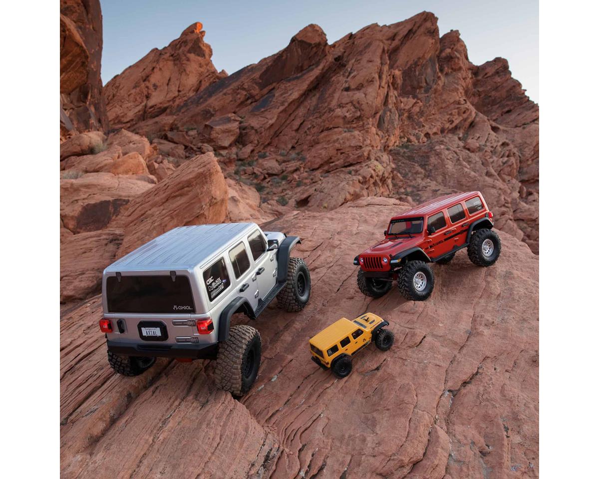 Axial SCX6 Jeep JLU Wrangler 1/6 4WD RTR Eléctrico Rock Crawler (Plata) con DX3 Ra