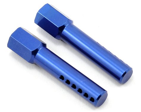 ST Racing Concepts ST1914B Aluminum CNC Front Body Post Set (Blue) (2)