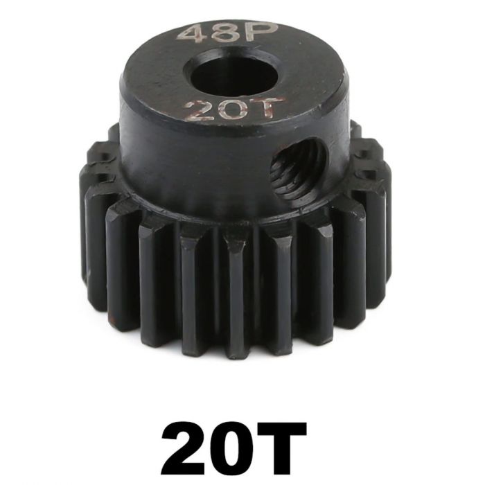 Powerhobby Hardened Steel 48P 5MM 20T Pinion Gear