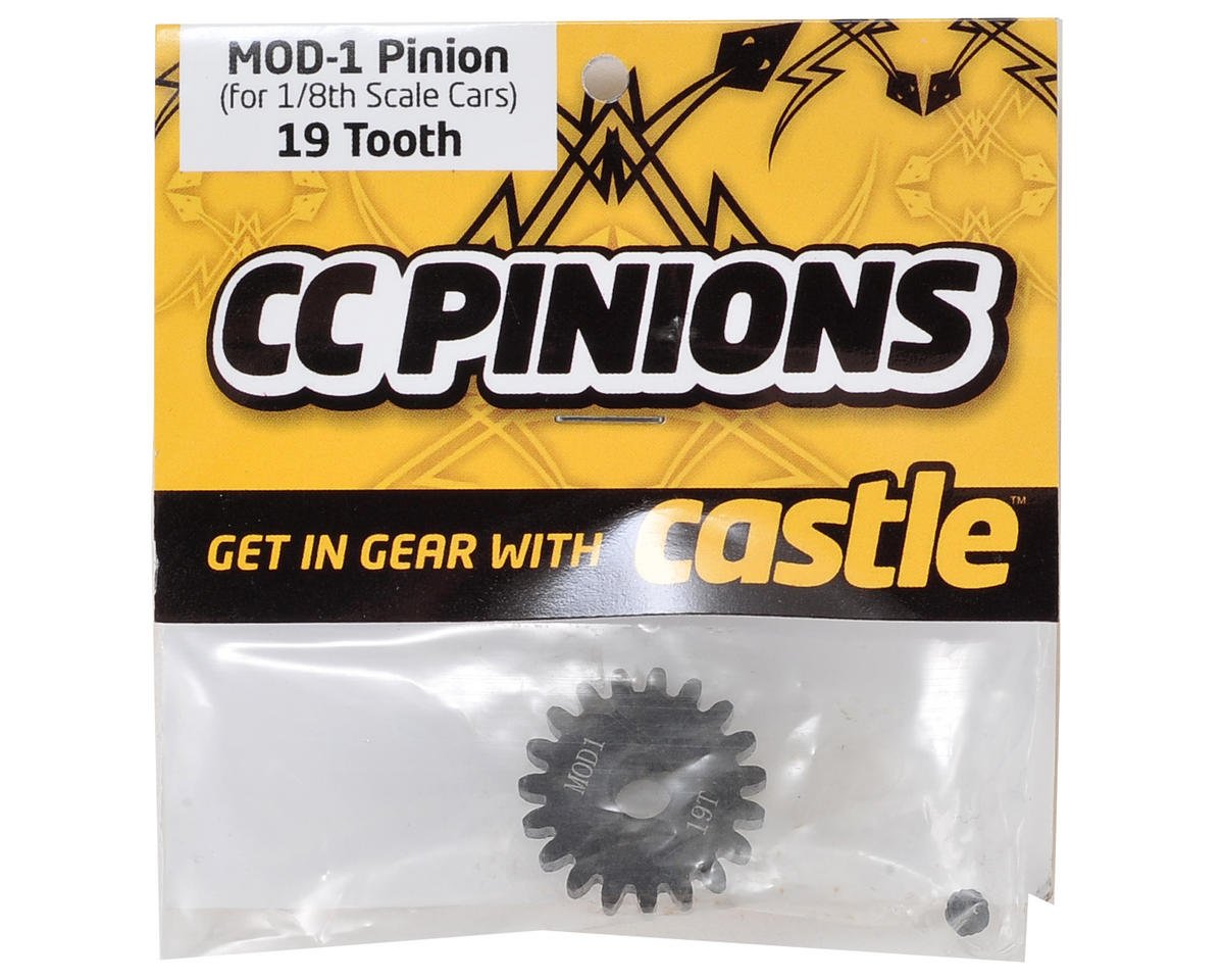 Castle Creations Mod 1 Pinion Gear w/5mm Bore (19T) CSE010-0065-11