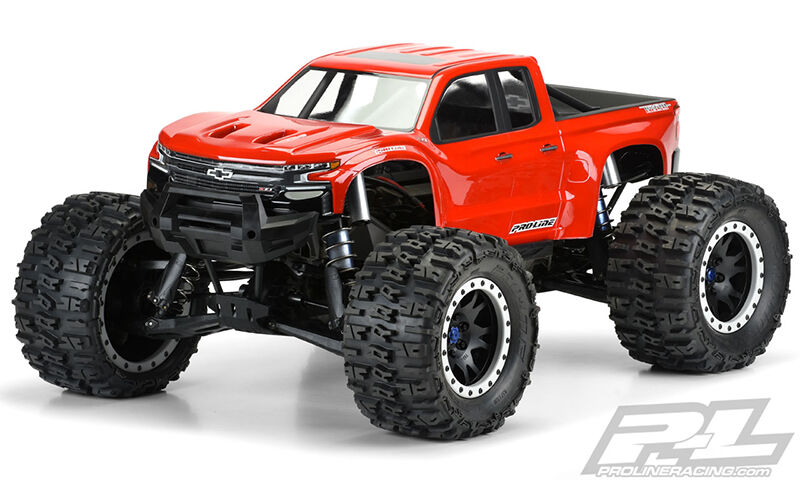 Pro-Line 3507-17 2019 Chevy Silverado Z71 Trail Boss Pre-Cut Monster Truck Body
