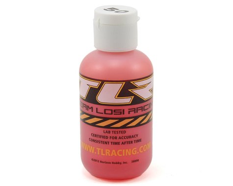 Huile d'amortisseur en silicone Team Losi Racing (4oz) (50wt)